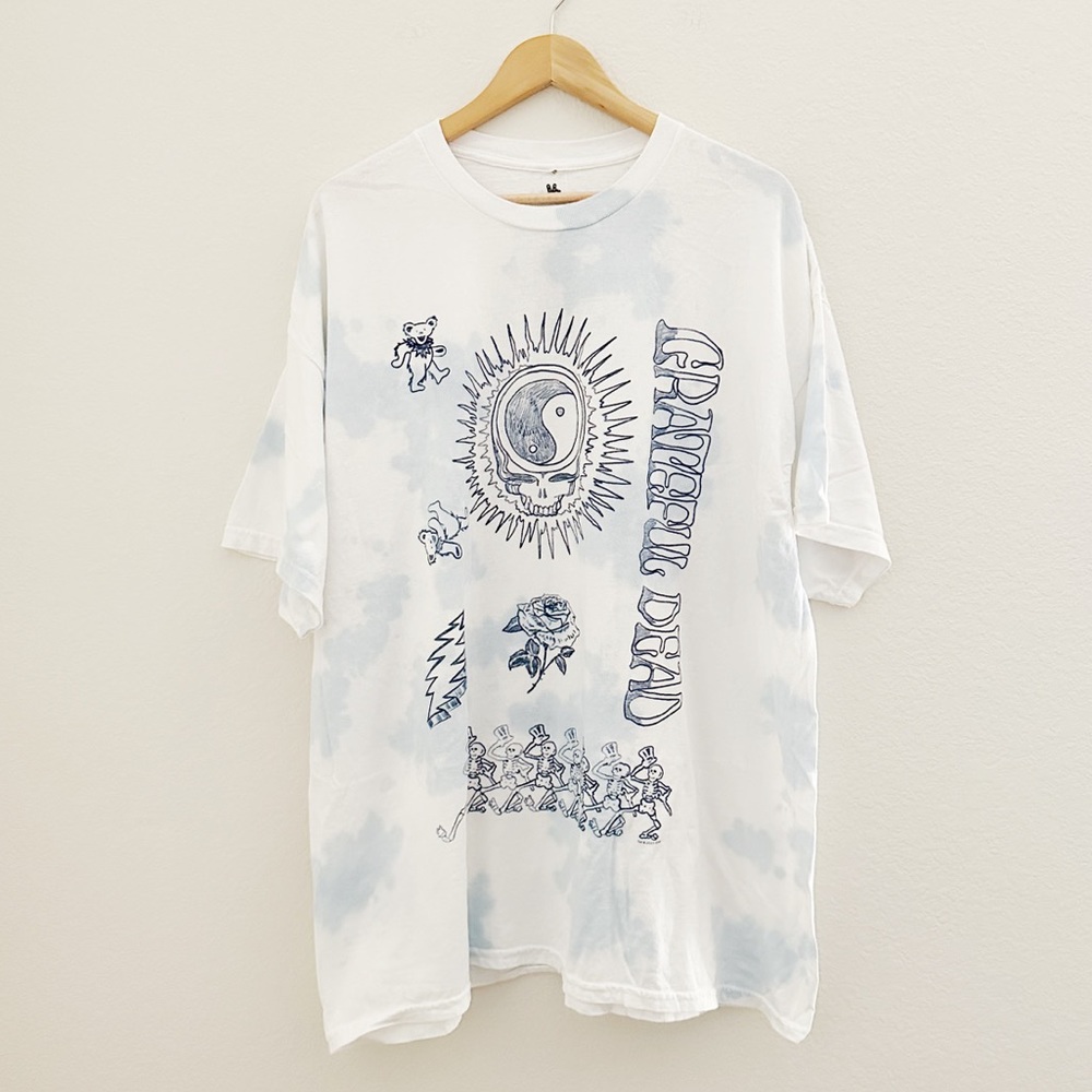 NEW Junk Food Clothing Grateful Dead Logo Tie Dye Graphic Tee - Picture 5 of 5